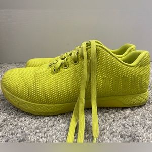 Women’s NOBULL trainers, neon yellow, size 7, used